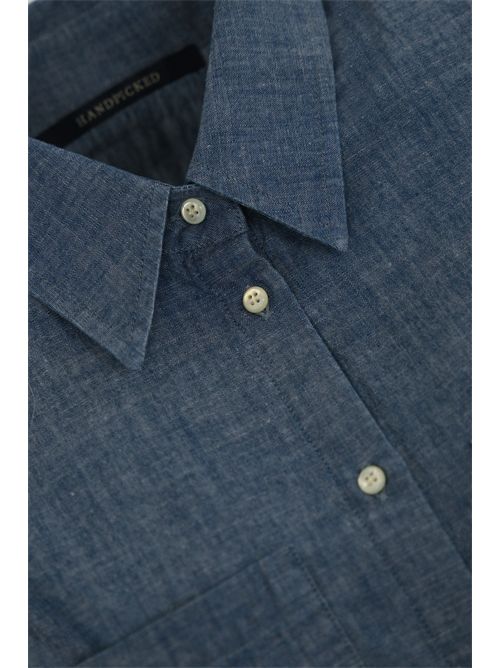 Camicia Zamia in cotone effetto denim HAND PICKED | ZAMIA WM 05308001